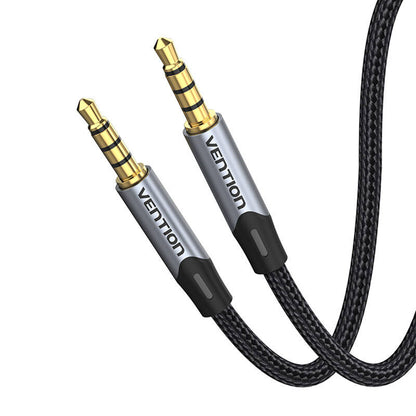 Kabel Audio TRRS 3,5 mm Mini-Jack Vention BAQHF 1 m Grau