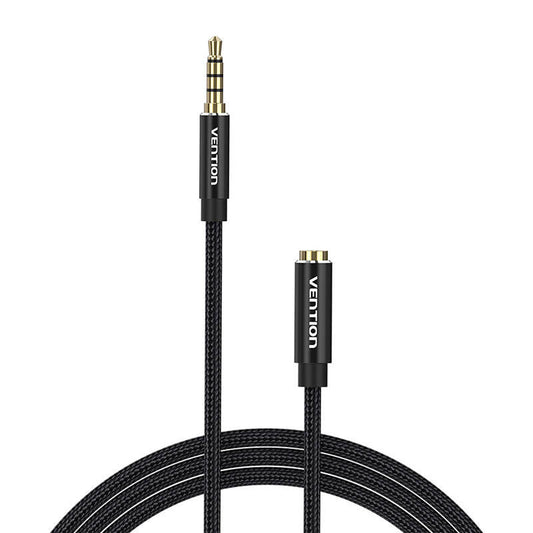 Kabel Audio TRRS 3,5 mm Stecker auf 3,5 mm Buchse Vention BHCBI 3 m Schwarz