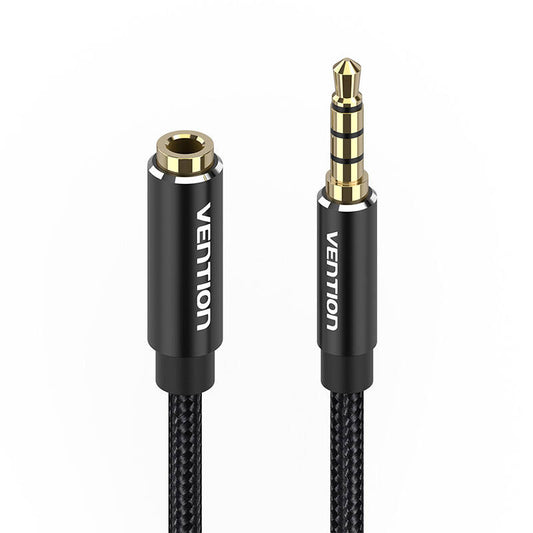 Kabel Audio TRRS 3,5 mm Stecker auf 3,5 mm Buchse Vention BHCBI 3 m Schwarz