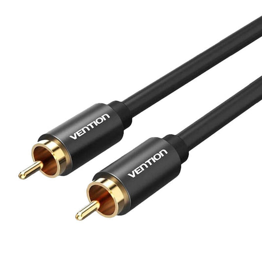 Kabel Audio Cinch Vention VAB-R09-B100 1m Schwarz Metall