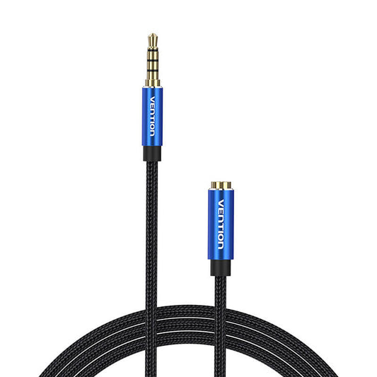 Kabel Audio TRRS 3,5 mm Stecker auf 3,5 mm Buchse Vention BHCLI 3 m Blau