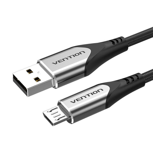 Kabel USB 2.0 A auf Micro USB Vention COAHD 3A 0,5m grau