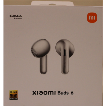 SALE OUT. Xiaomi Buds 6, Titan Gray | SALE OUT. | Xiaomi Buds 6 | Bluetooth | Semi‑in‑ear | Microphone | Titan Gray | No