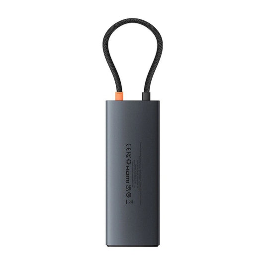 Adapter Hub 10in1 Baseus USB-C - 2xHDMI, 3xUSB-A, USB-C, RJ45, SD/TF, PD (black) - Product Image 2