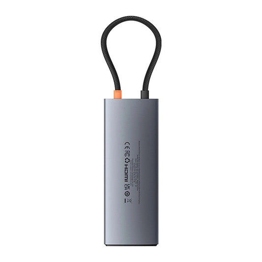 Adapter Hub 10in1 Baseus 2x HDMI, USB-C, 3xUSB-A+RJ45+SD/TF, PD  (grey) - Product Image 2