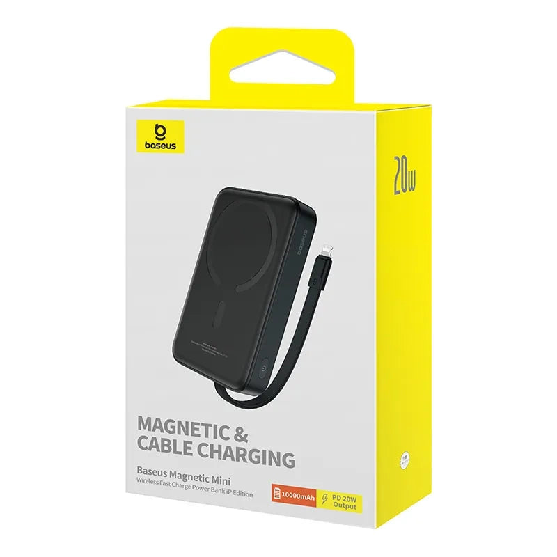 Powerbank Baseus Magnetic Mini 10000mAh, Lightning 20W MagSafe (black) - Product Image 8