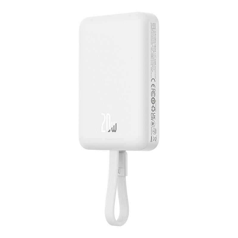 Powerbank Baseus Magnetic Mini 10000mAh, Lightning 20W MagSafe (white) - Product Image 4