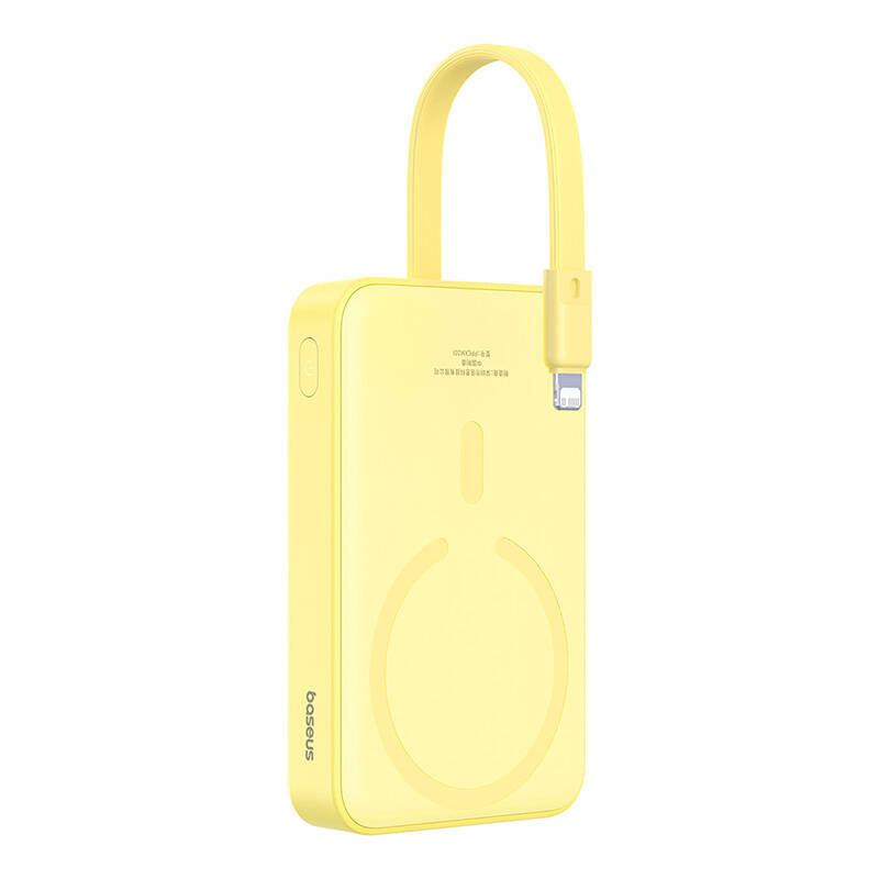 Powerbank Baseus Magnetic Mini 10000mAh, USB-C 20W MagSafe (yellow) - Product Image 6