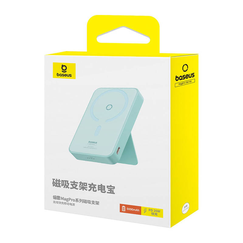 Powerbank Baseus MagPro Magnetic 5000mAh 20W, MagSafe (mint) - Product Image 7