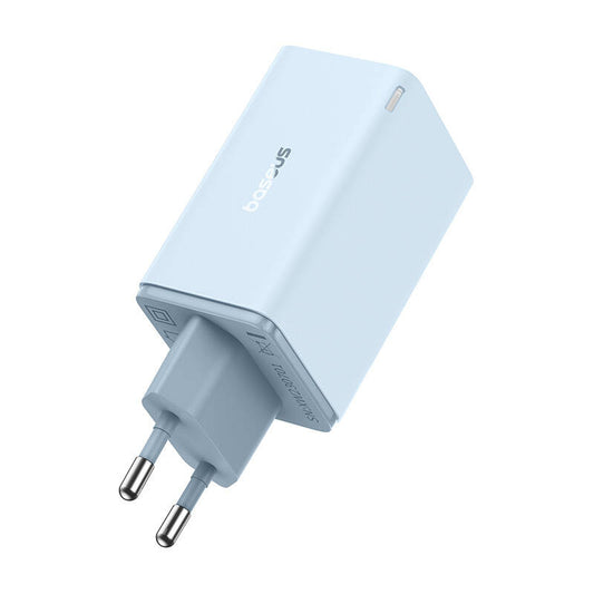 Baseus GAN6 Pro Fast Charger, 2xUSB-C + 2xUSB, 65W (blue) - Product Image 1