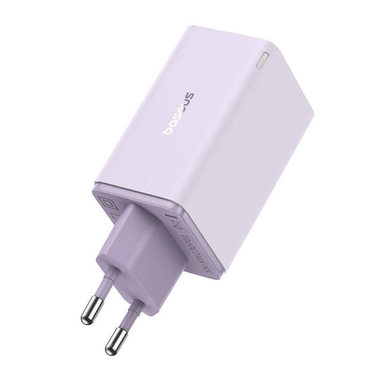 Baseus GAN6 Pro Fast Charger, 2xUSB-C + 2xUSB, 65W (purple) - Product Image 1