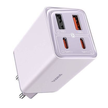 Baseus GAN6 Pro Fast Charger, 2xUSB-C + 2xUSB, 65W (purple) - Product Image 7