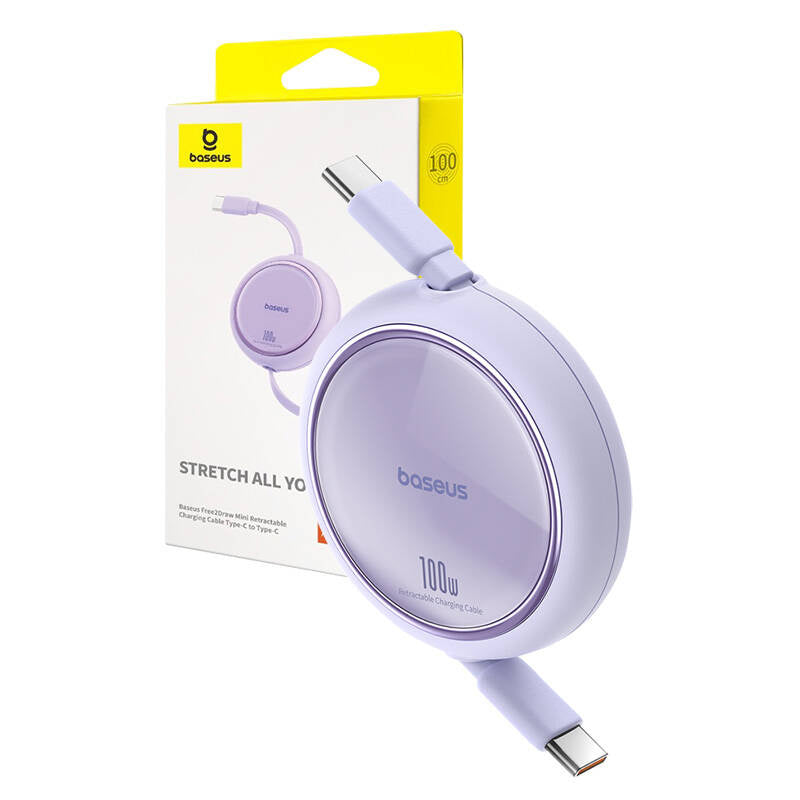 Cable USB-C to USB-C Baseus Free2Draw, PD, 100W, 1m (purple) - Product Image 9