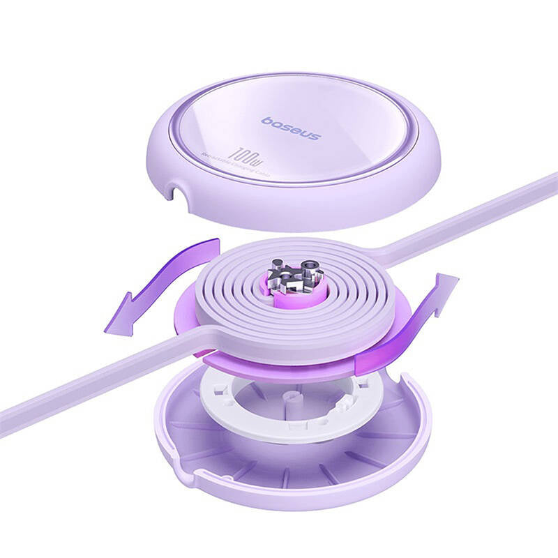 Cable USB-C to USB-C Baseus Free2Draw, PD, 100W, 1m (purple) - Product Image 5