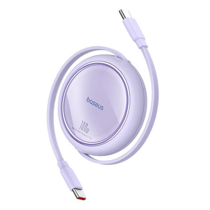 Cable USB-C to USB-C Baseus Free2Draw, PD, 100W, 1m (purple) - Product Image 1
