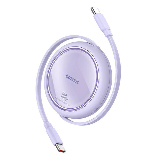 Cable USB-C to USB-C Baseus Free2Draw, PD, 100W, 1m (purple) - Product Image 1