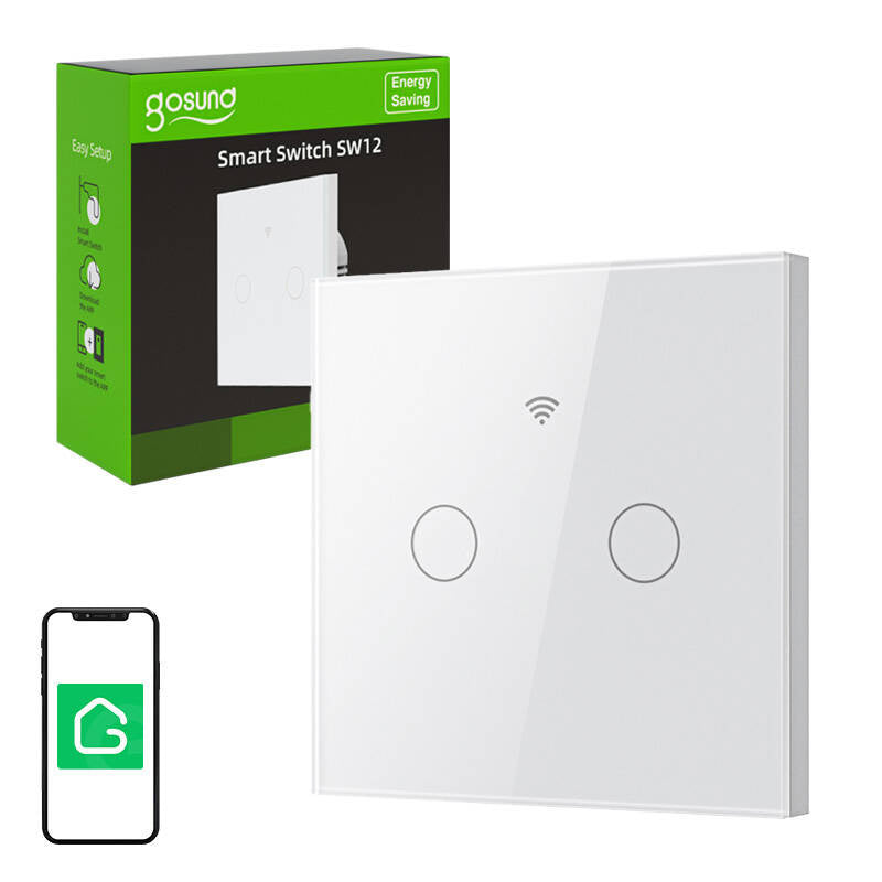 Smart Touch WiFi Light Switch Gosund SLS2 (Optional N, Dual) Tuya - Product Image 3