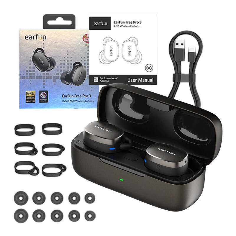 Earphones TWS EarFun Free Pro 3, ANC (black) - Product Image 8