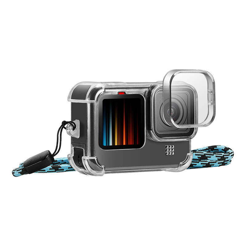 Case with Lens Cap and Neck Strap PULUZ for GoPro Hero 9 / 10 / 11 - Image 1