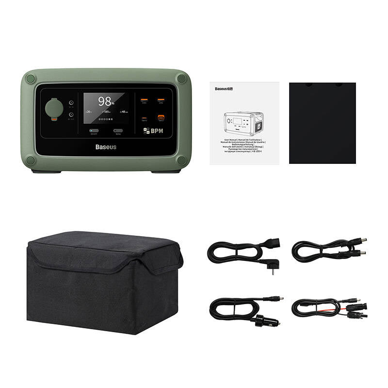 Portable Power Station Baseus Energy Stack 600W Green - Product Image 2
