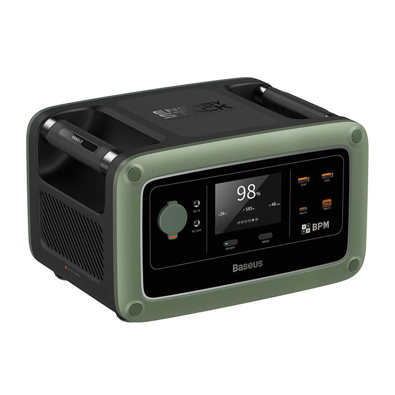 Portable Power Station Baseus Energy Stack 600W Green - Product Image 6