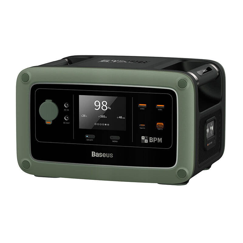 Portable Power Station Baseus Energy Stack 600W Green - Product Image 1