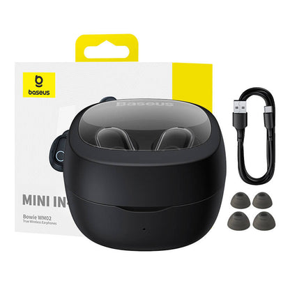 Wireless headphones Baseus Bowie WM02 TWS, Bluetooth 5.0 (black) OS - Product Image 10