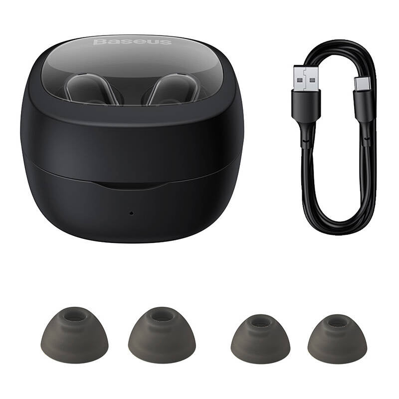 Wireless headphones Baseus Bowie WM02 TWS, Bluetooth 5.0 (black) OS - Product Image 7