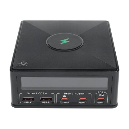 Ladegerät Blitzwolf 868H, 2xUSB-A, 3xUSB Typ-C, 160W (schwarz)