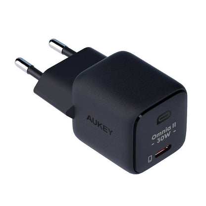 Wall Charger Aukey PA-B1L,USB-C, 30W (black) - Product Image 2