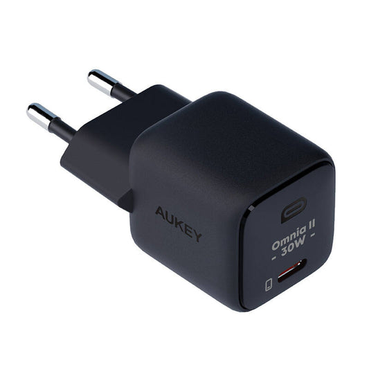Wall Charger Aukey PA-B1L,USB-C, 30W (black) - Product Image 2