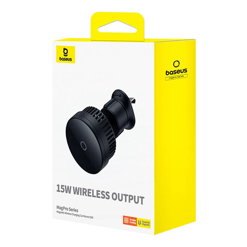 Magnetic Car Phone Holder Baseus MagPro 15W (black) - Product Image 8