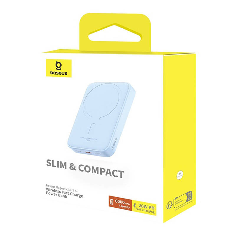 Powerbank mini Baseus 6000 mAh 20W (blue) - Product Image 10