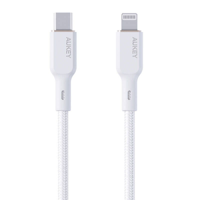 Cable Aukey CB-NCL2 USB-C to Lightning 1.8m (white) - Product Image 2