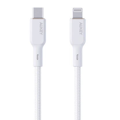Cable Aukey CB-NCL2 USB-C to Lightning 1.8m (white) - Product Image 2