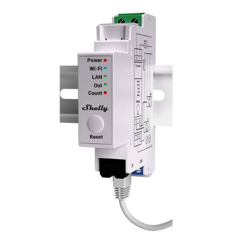 Shelly Pro EM-50 Energy Meter, WiFi/LAN - Product Image 1