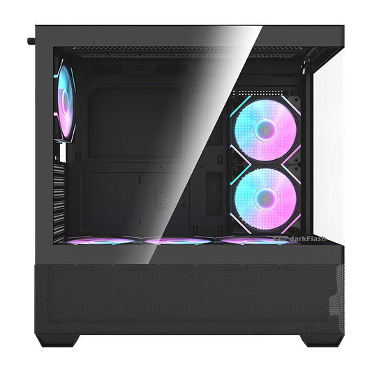 Darkflash DS900 AIR Computergehäuse (schwarz) + 6 ARGB-Lüfter
