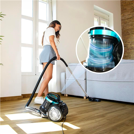 Cecotec Vacuum cleaner | The Conga Rockstar Cyclonic Plus | Bagless | Dust capacity 2 L | Power 800 W | Black