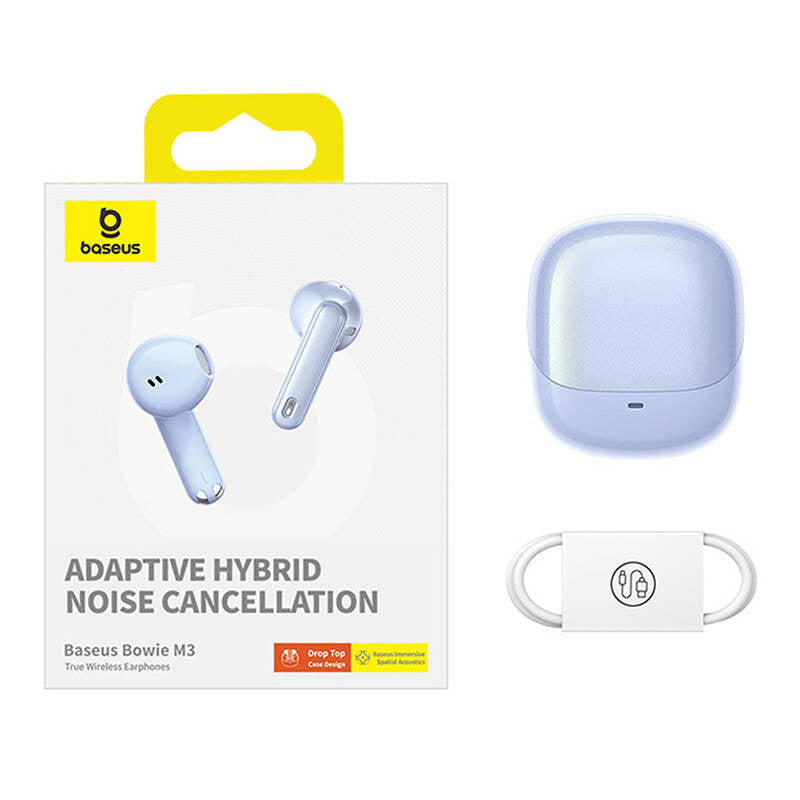 Earphones TWS Baseus Bowie M3 (blue) - Product Image 3