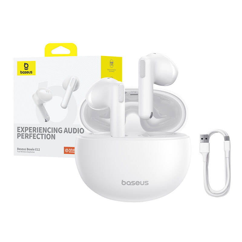 Earphones TWS Baseus Bowie E12 (white) - Product Image 10