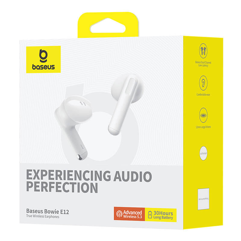Earphones TWS Baseus Bowie E12 (white) - Product Image 8