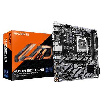 Gigabyte H810M S2H GEN5 | Processor family Intel | Processor socket LGA1851 | DDR5 | Supported hard disk drive interface