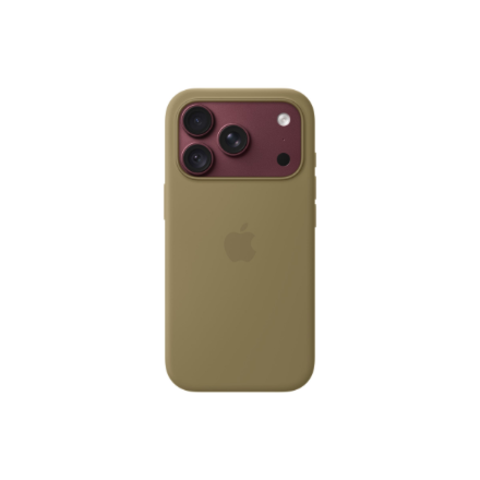 APPLE iPhone 18 Pro Silicone Case with MagSafe - Olive | Apple