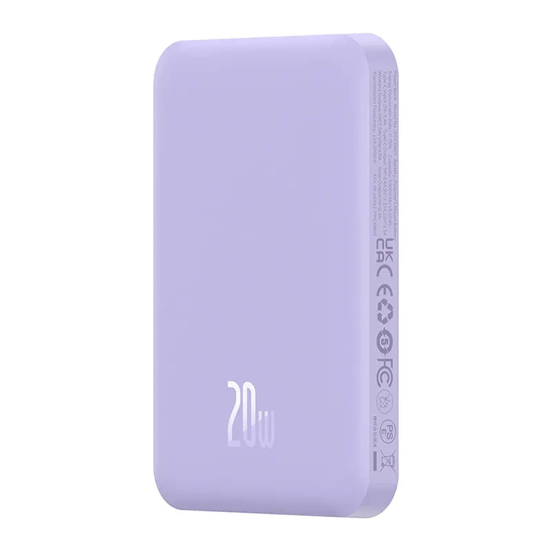 Magnetic Mini Powerbank Baseus 5000mAh 20W (purple) - Product Image 4