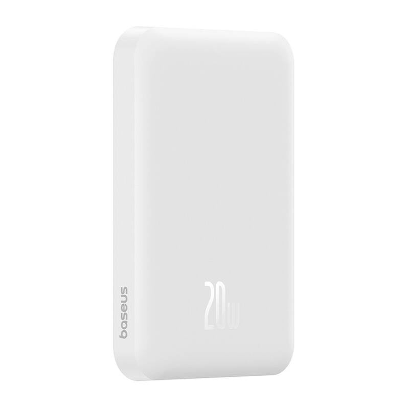 Magnetic Mini Powerbank Baseus 5000mAh, USB-C 20W (white) - Product Image 4