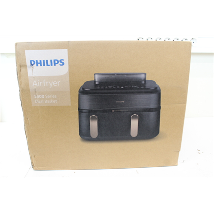SALE OUT. Philips Dual Steam Air Fryer | NA552/00 5000 Series | Power 2750 W | Capacity 9 L | RapidAir Plus | Black | DA