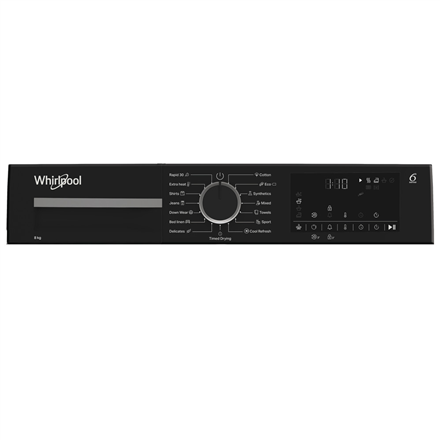 Whirlpool Dryer Machine | WPS D8 WBS EE | Energy efficiency class D | Front loading | 8 kg | Heat pump | Digital | Depth
