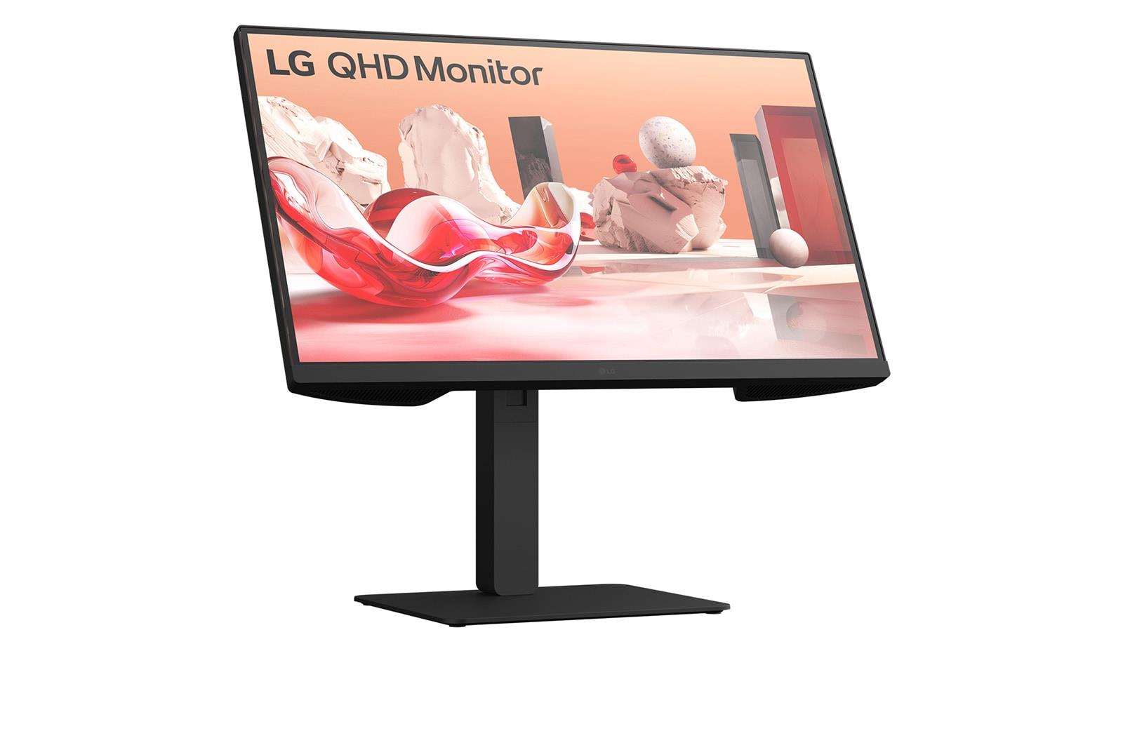 LCD Monitor LG 27BA75QB-B 27" Panel IPS 2560x1440 16:9 100Hz Matte Speakers Swivel Pivot Height adjustable Tilt Colour Black 27BA75QB-B