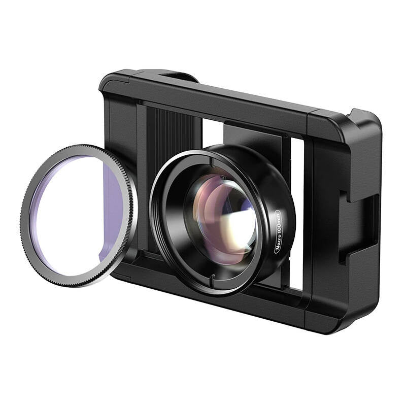 Mobile lens APEXEL APL-HB100CPL100mm macro with CPL (black) - Product Image 3