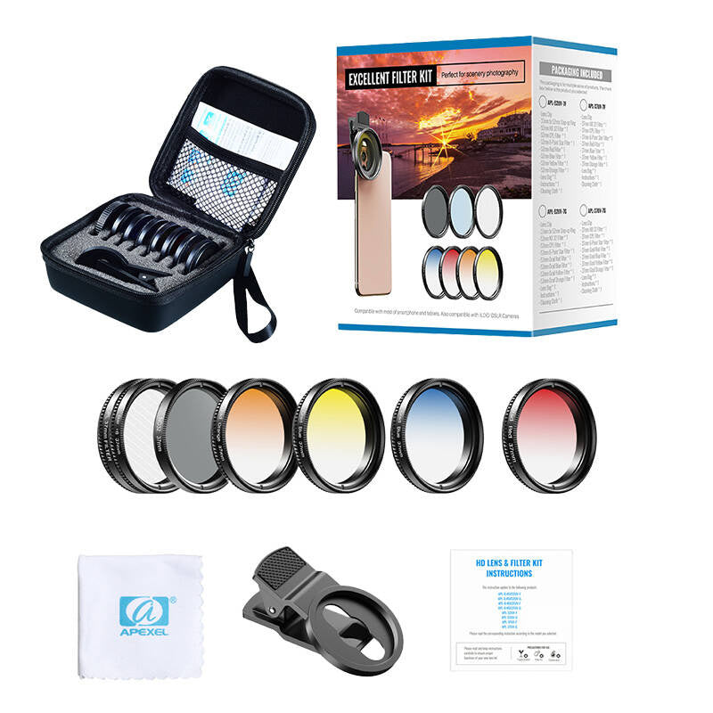 APEXEL APL-37UV-7G 37mm Phone Lenses/Filters - Product Image 4